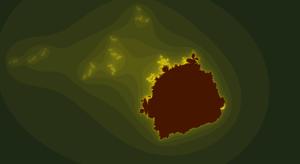 Ogless contorted fractal algorithm